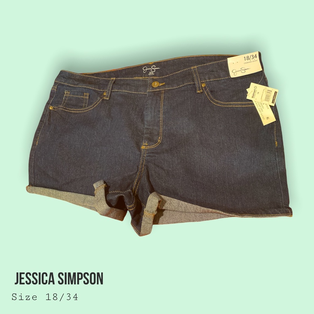 NWT, Jessica Simpson, size 18/34, Cuff shorts